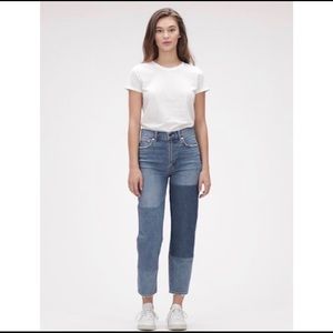 GAP Cheeky Straight Patch Jeans